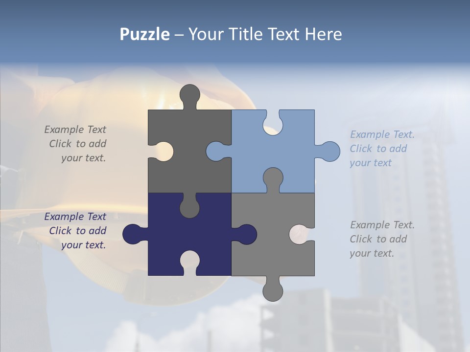 Foreman Protective Hardhat PowerPoint Template