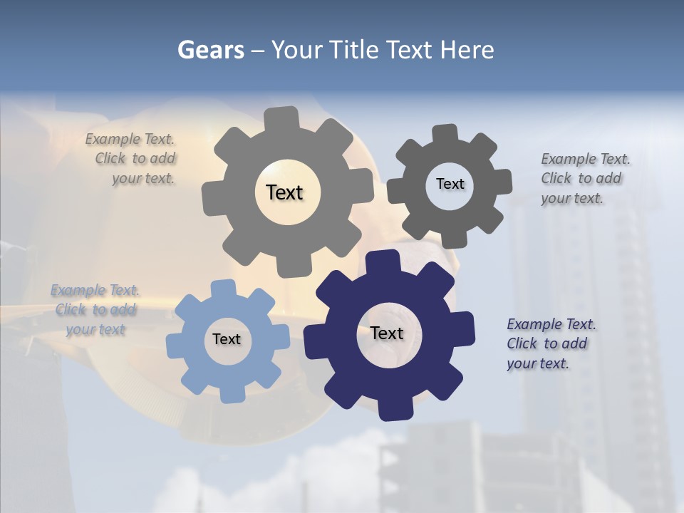 Foreman Protective Hardhat PowerPoint Template