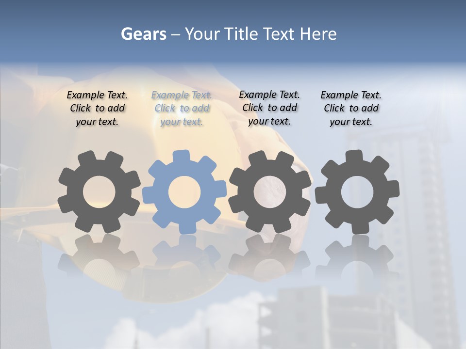 Foreman Protective Hardhat PowerPoint Template