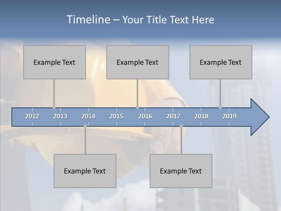 Foreman Protective Hardhat PowerPoint Template
