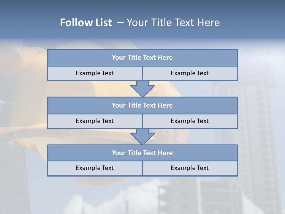 Foreman Protective Hardhat PowerPoint Template