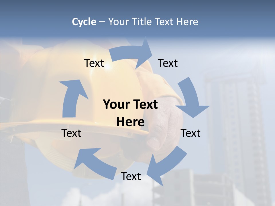 Foreman Protective Hardhat PowerPoint Template