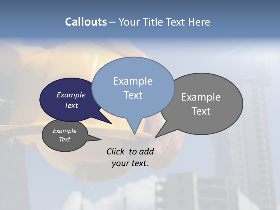 Foreman Protective Hardhat PowerPoint Template