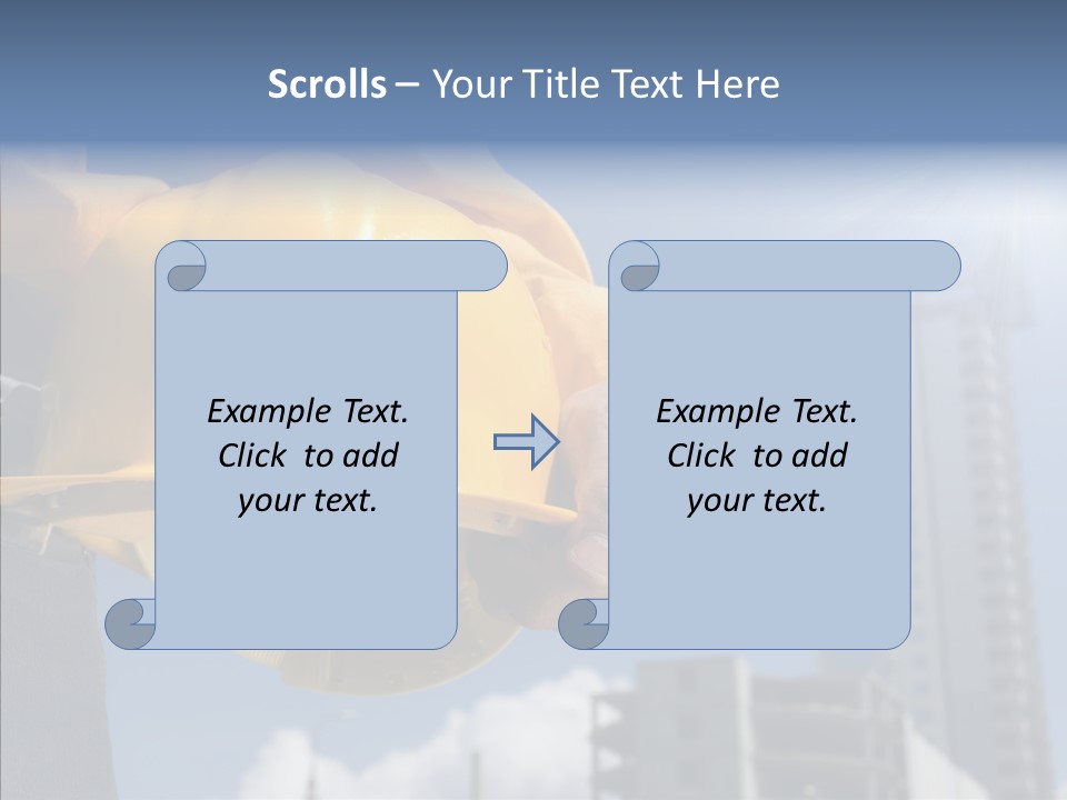 Foreman Protective Hardhat PowerPoint Template
