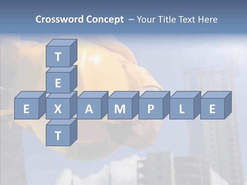 Foreman Protective Hardhat PowerPoint Template