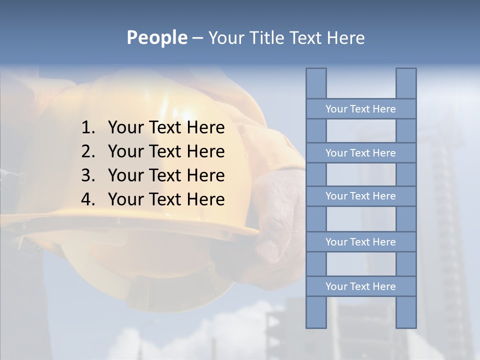 Foreman Protective Hardhat PowerPoint Template