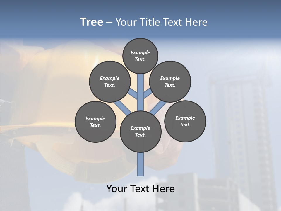 Foreman Protective Hardhat PowerPoint Template