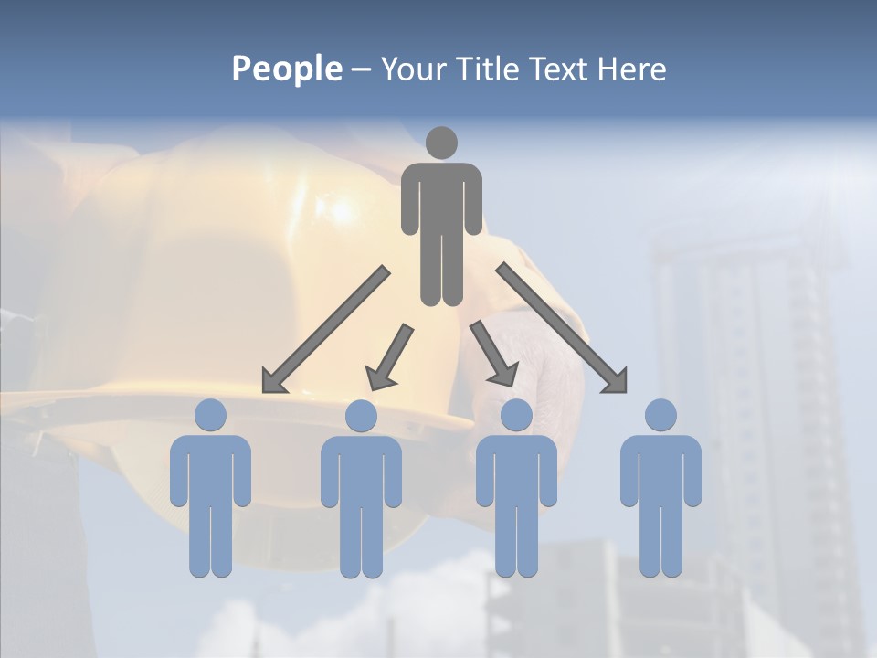 Foreman Protective Hardhat PowerPoint Template