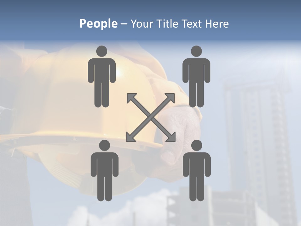 Foreman Protective Hardhat PowerPoint Template