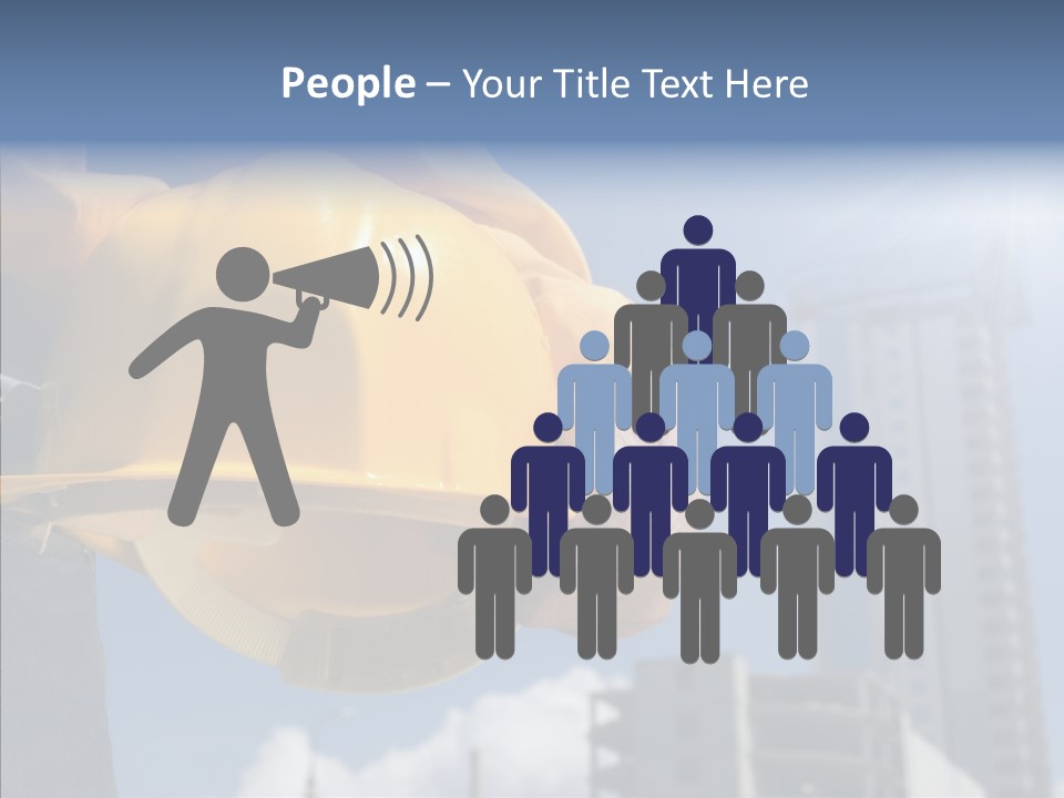 Foreman Protective Hardhat PowerPoint Template