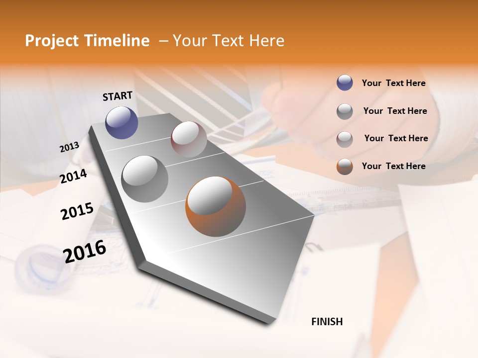 Document Contractor Bisnessmen PowerPoint Template