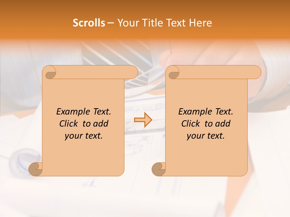 Document Contractor Bisnessmen PowerPoint Template