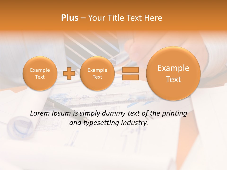 Document Contractor Bisnessmen PowerPoint Template