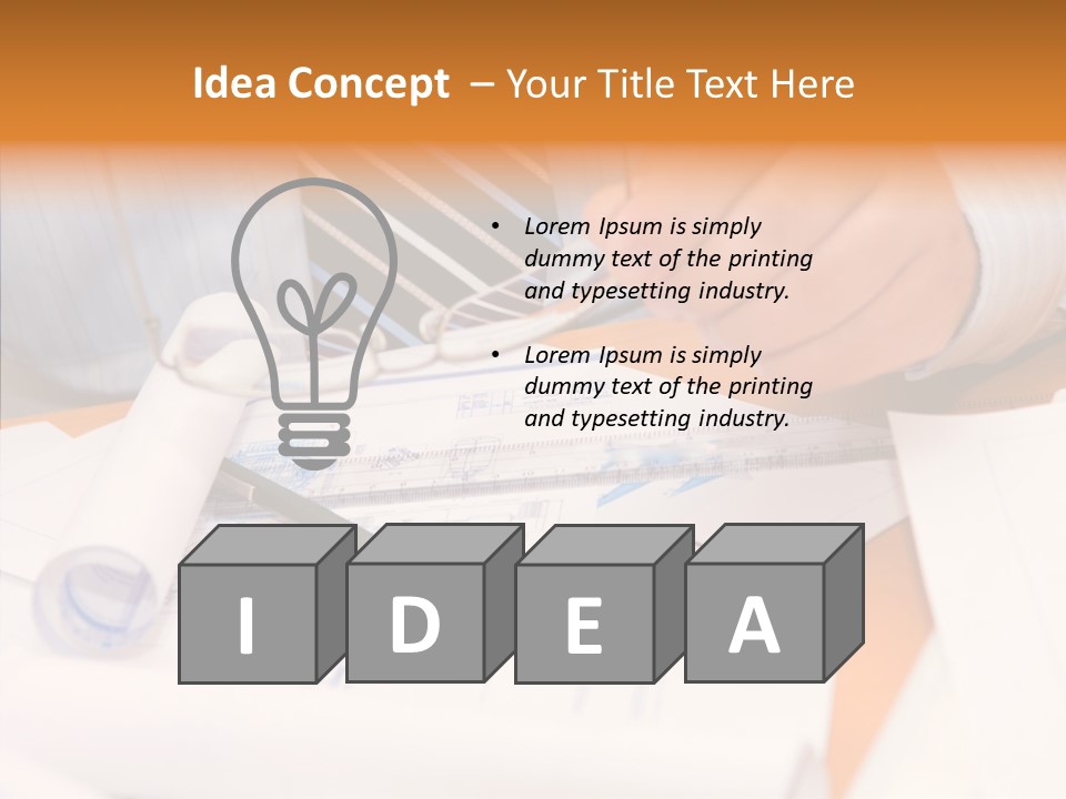 Document Contractor Bisnessmen PowerPoint Template