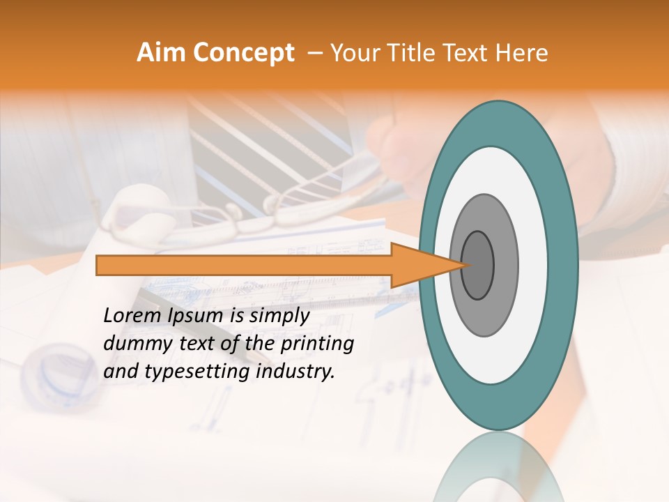 Document Contractor Bisnessmen PowerPoint Template