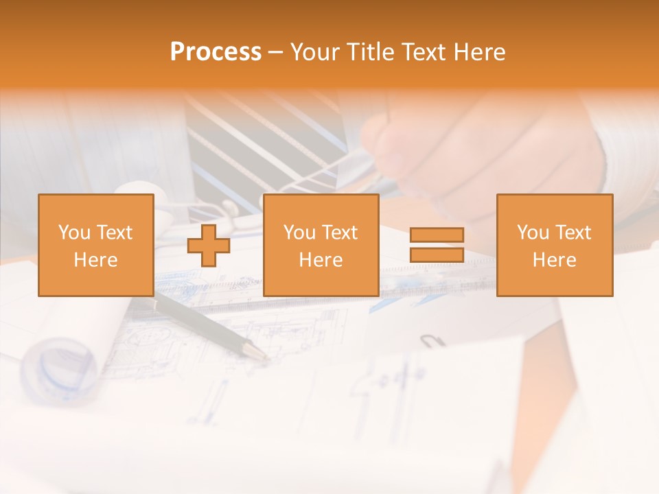 Document Contractor Bisnessmen PowerPoint Template