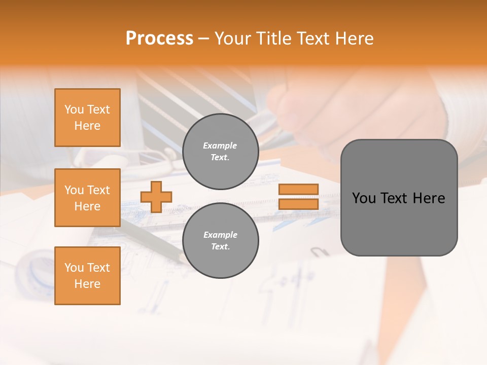 Document Contractor Bisnessmen PowerPoint Template