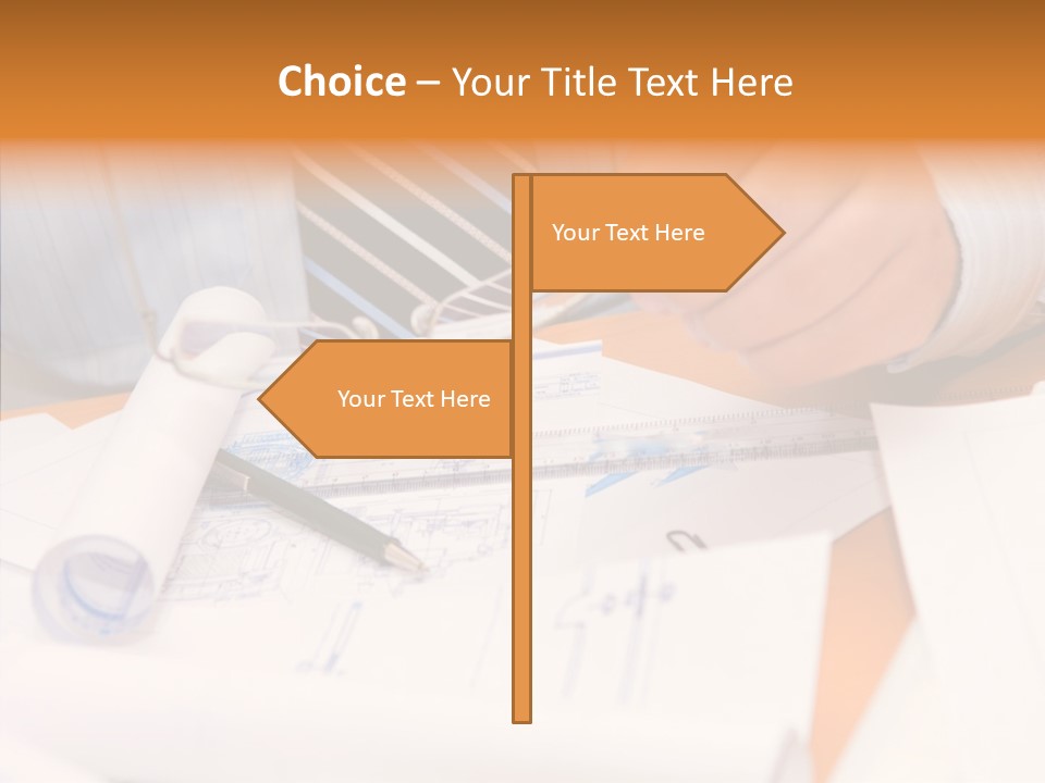 Document Contractor Bisnessmen PowerPoint Template