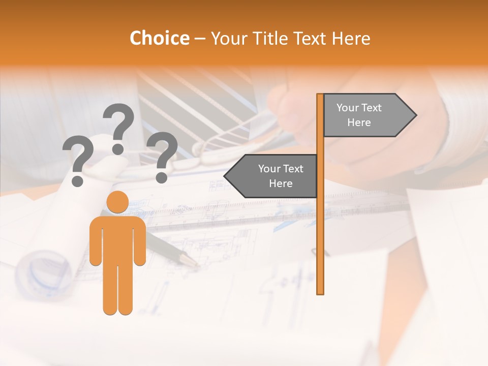 Document Contractor Bisnessmen PowerPoint Template