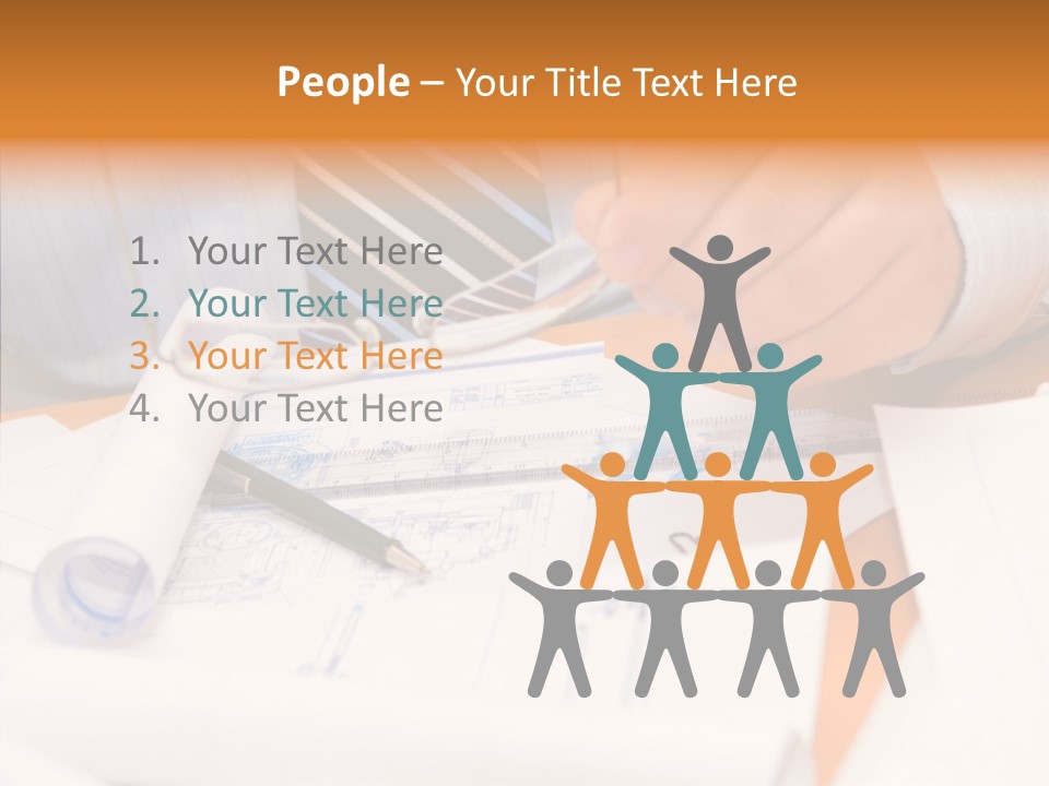 Document Contractor Bisnessmen PowerPoint Template