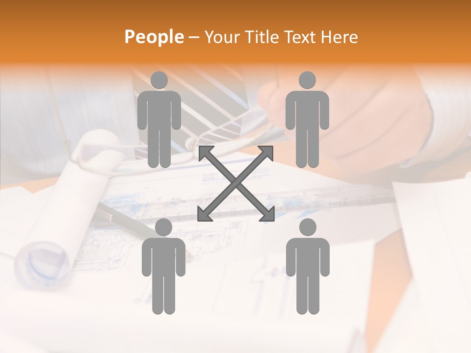 Document Contractor Bisnessmen PowerPoint Template