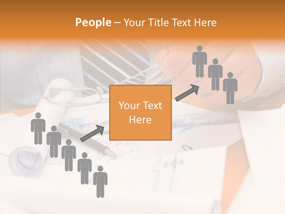 Document Contractor Bisnessmen PowerPoint Template