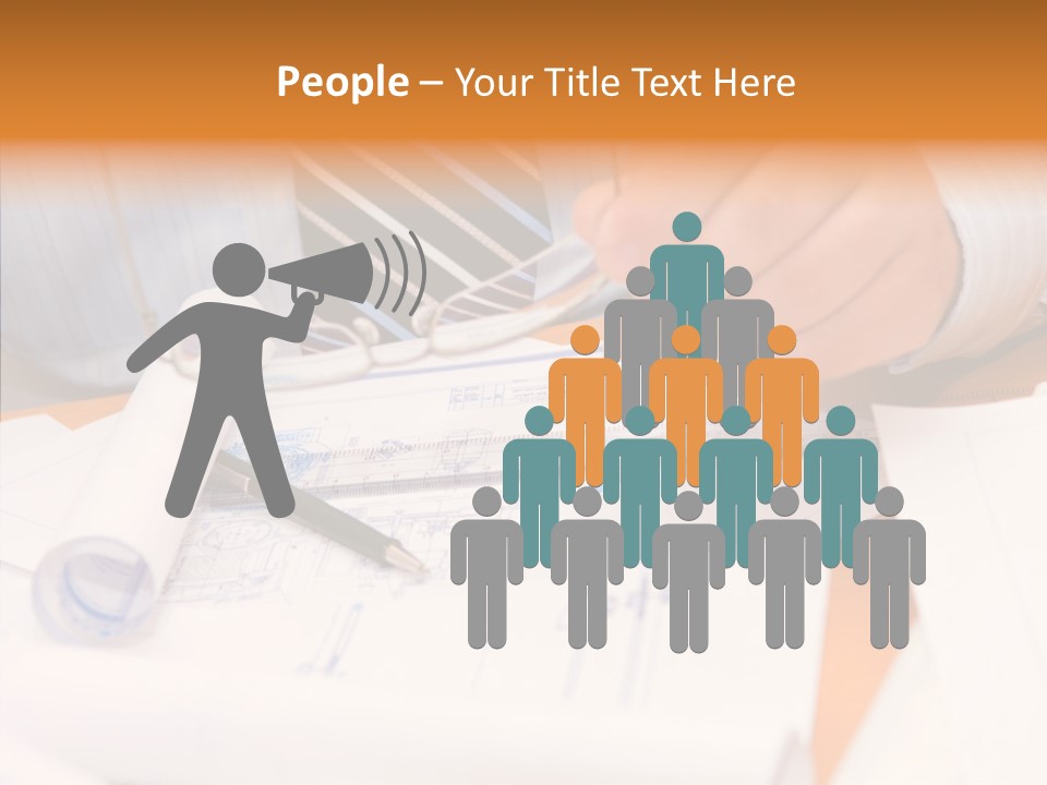 Document Contractor Bisnessmen PowerPoint Template