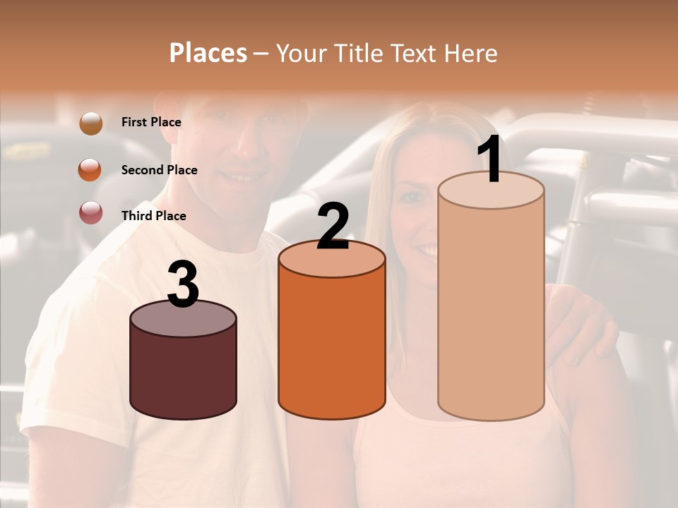 Couple Instructor Beautiful PowerPoint Template
