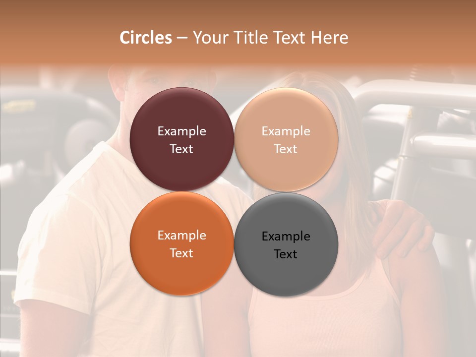 Couple Instructor Beautiful PowerPoint Template