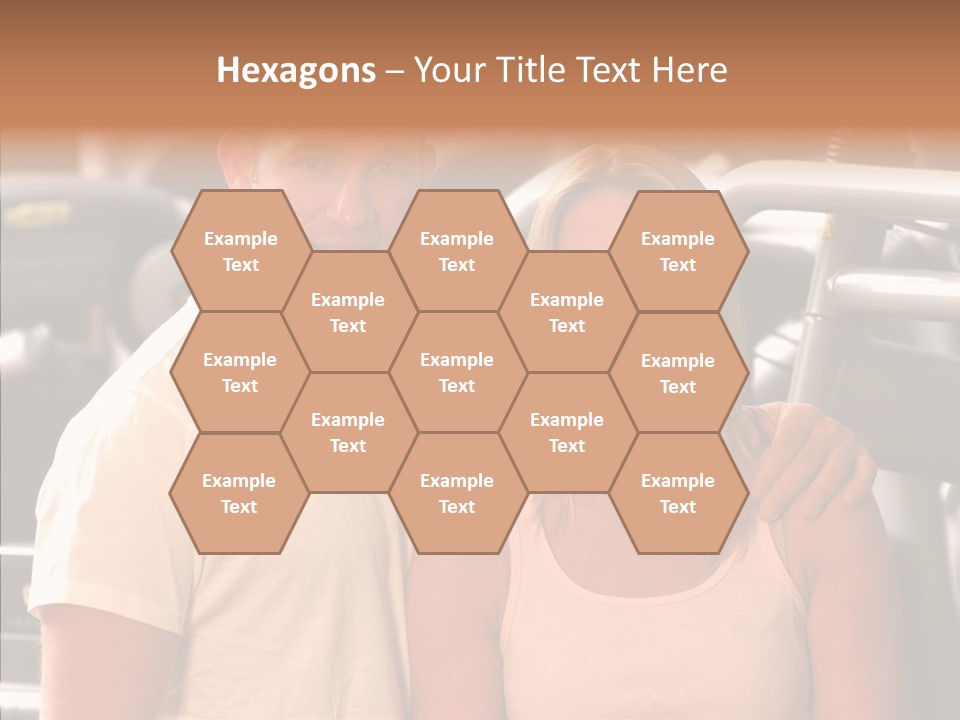 Couple Instructor Beautiful PowerPoint Template