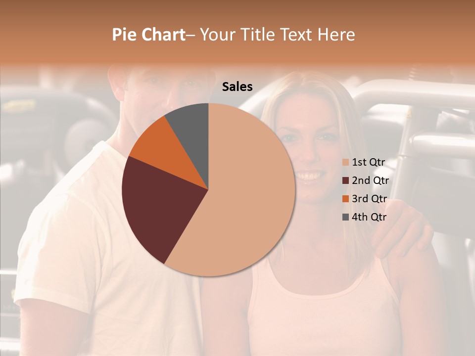 Couple Instructor Beautiful PowerPoint Template