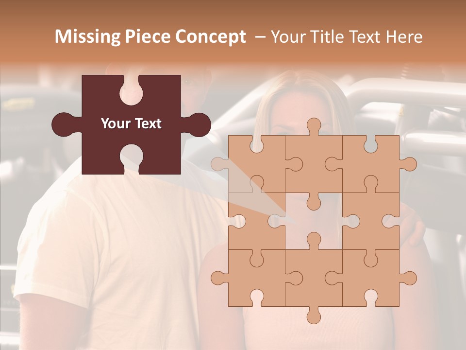 Couple Instructor Beautiful PowerPoint Template