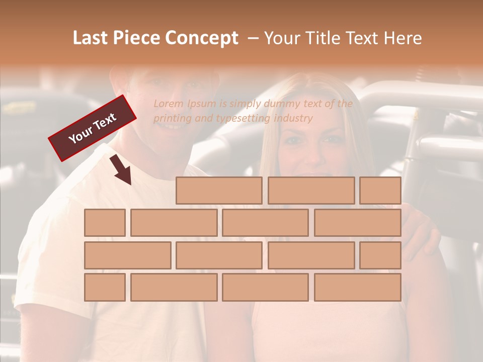 Couple Instructor Beautiful PowerPoint Template