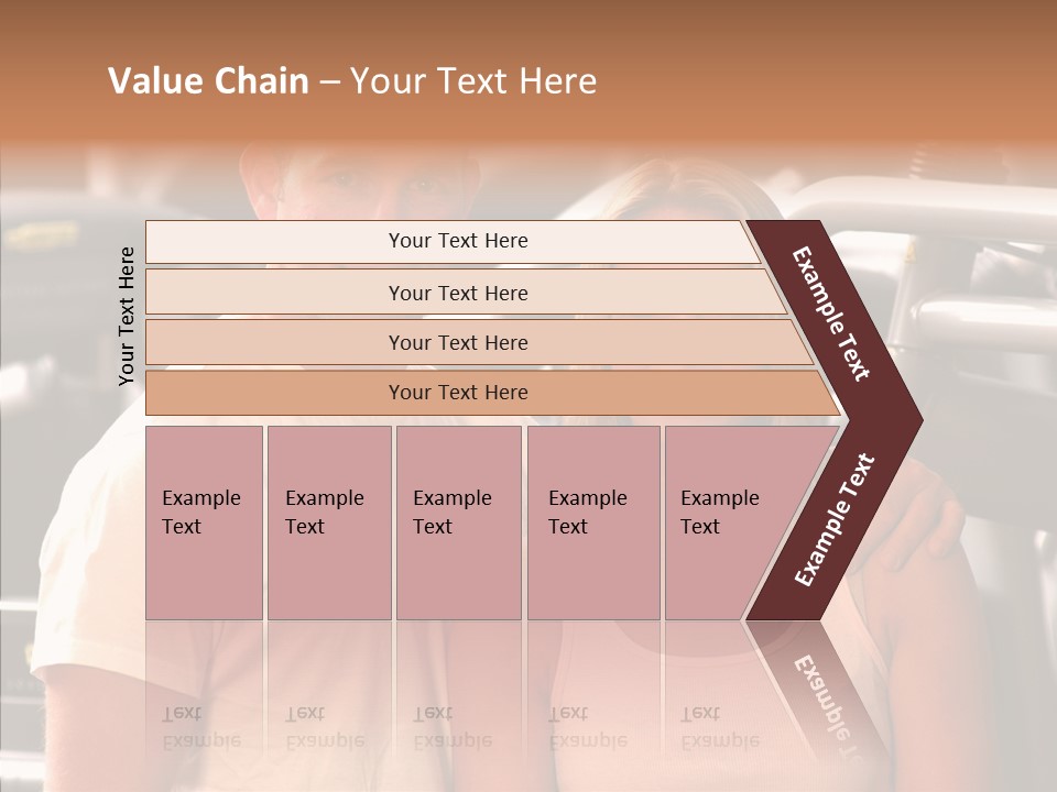Couple Instructor Beautiful PowerPoint Template