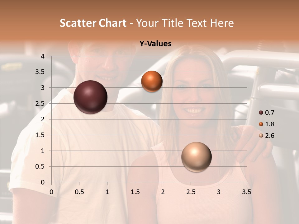 Couple Instructor Beautiful PowerPoint Template