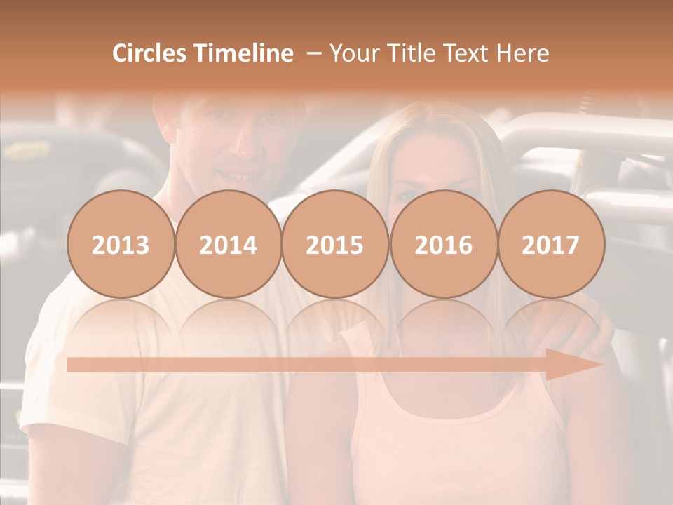 Couple Instructor Beautiful PowerPoint Template