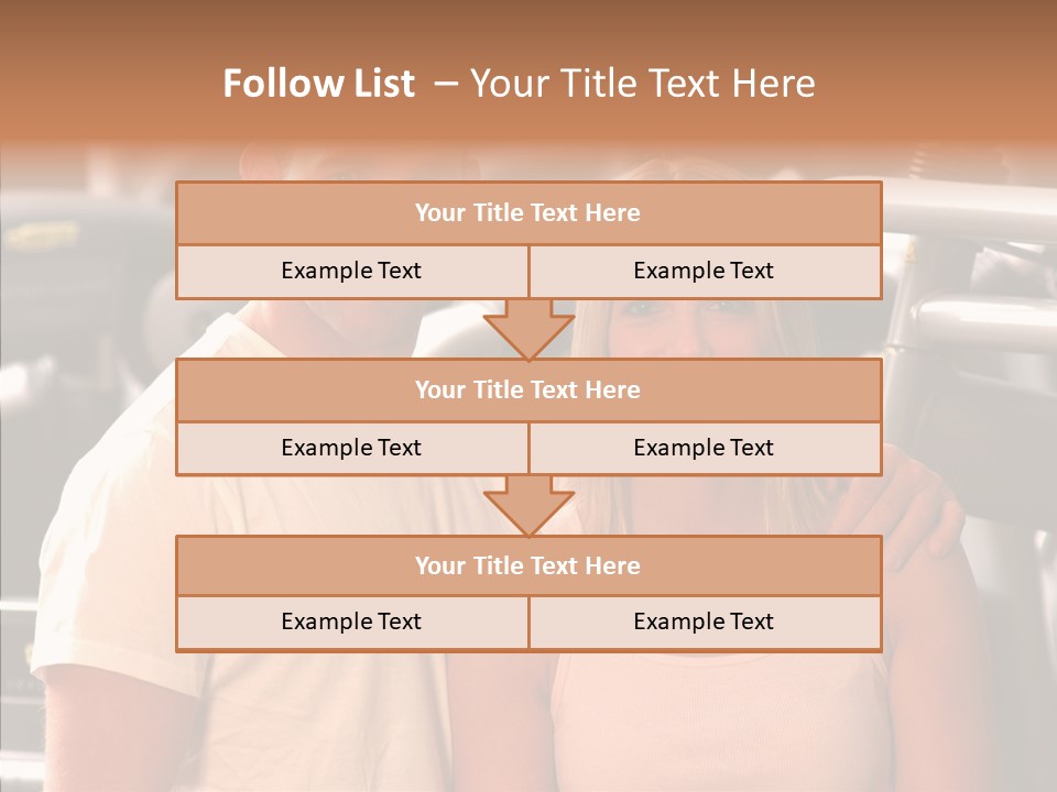 Couple Instructor Beautiful PowerPoint Template