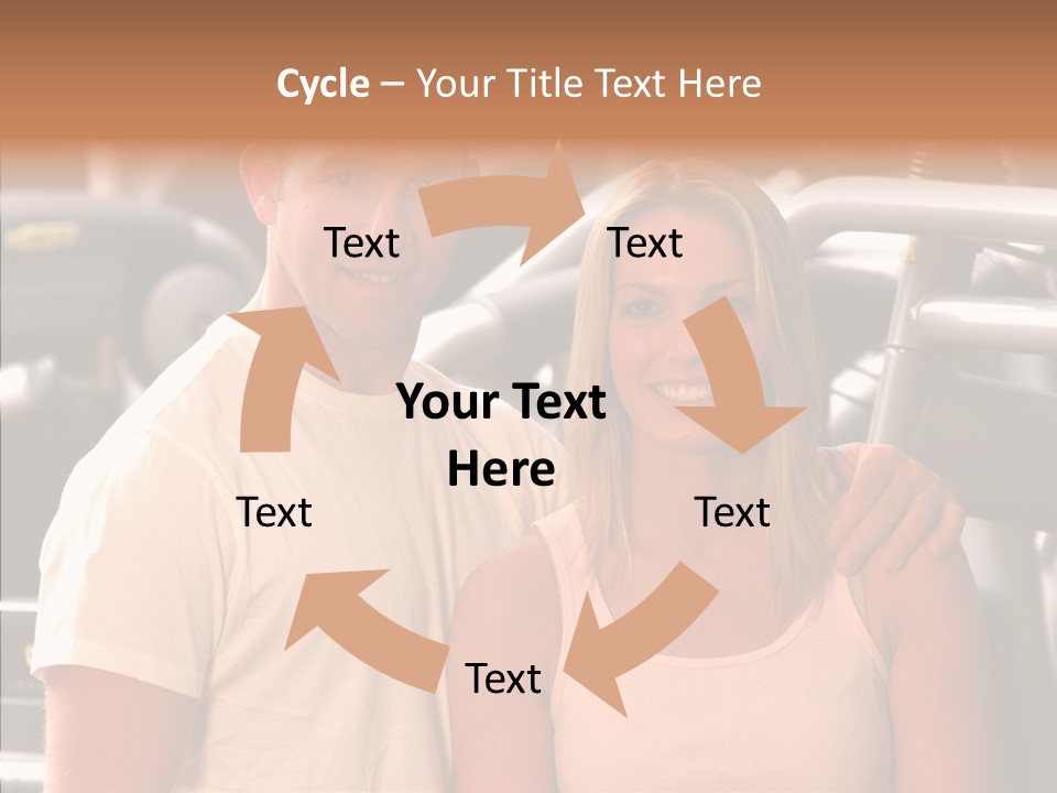 Couple Instructor Beautiful PowerPoint Template