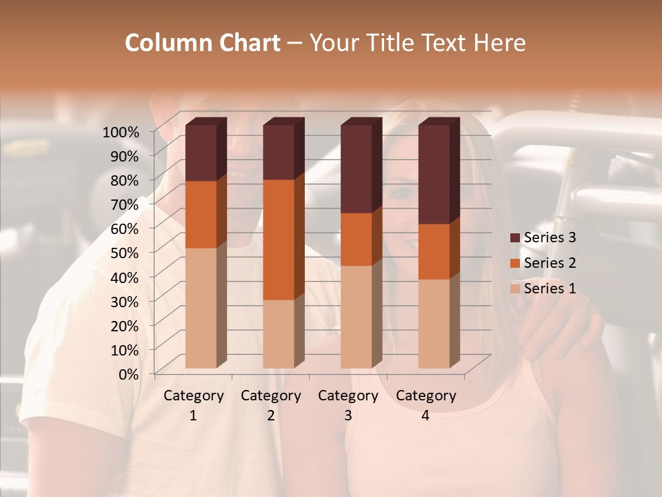Couple Instructor Beautiful PowerPoint Template