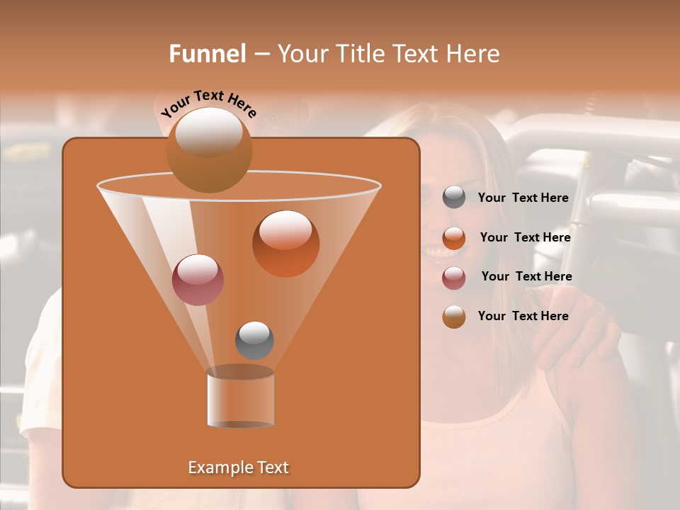 Couple Instructor Beautiful PowerPoint Template