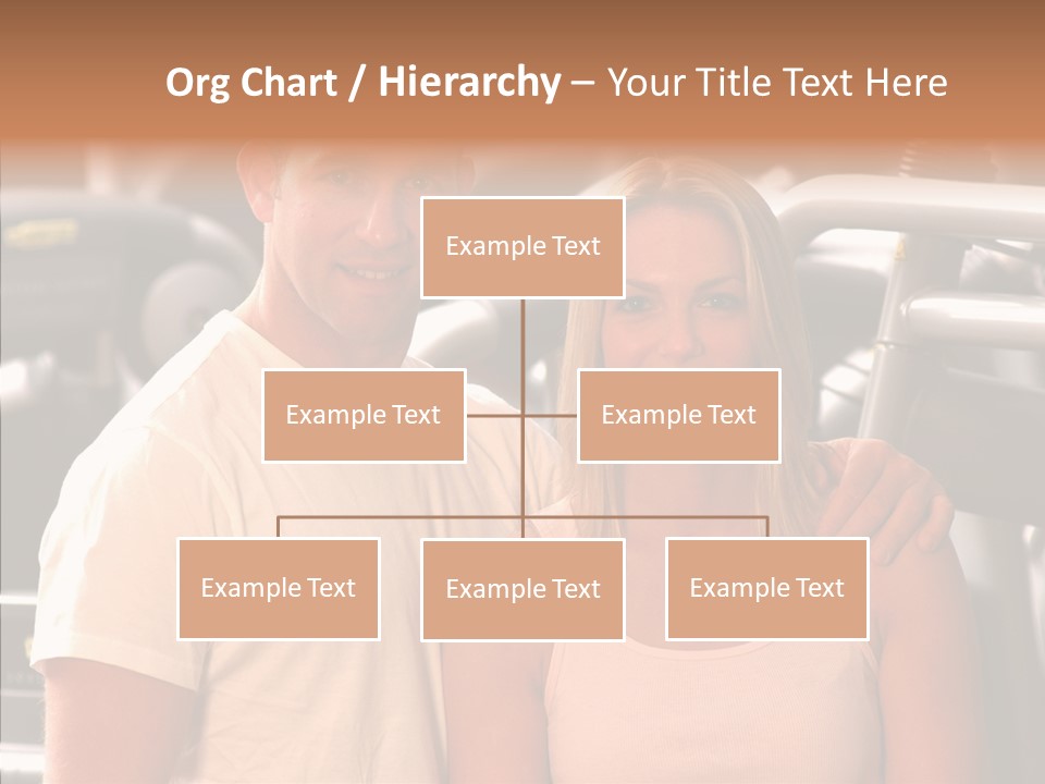 Couple Instructor Beautiful PowerPoint Template