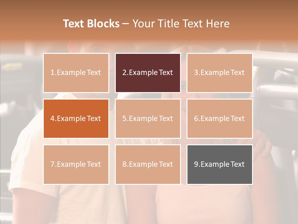 Couple Instructor Beautiful PowerPoint Template