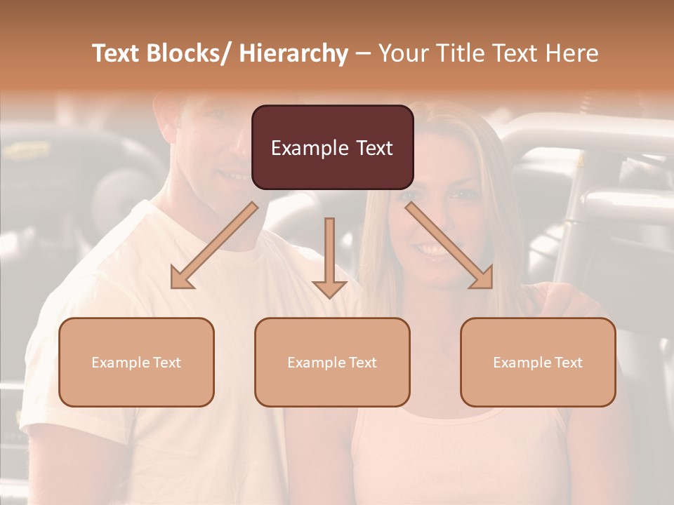 Couple Instructor Beautiful PowerPoint Template