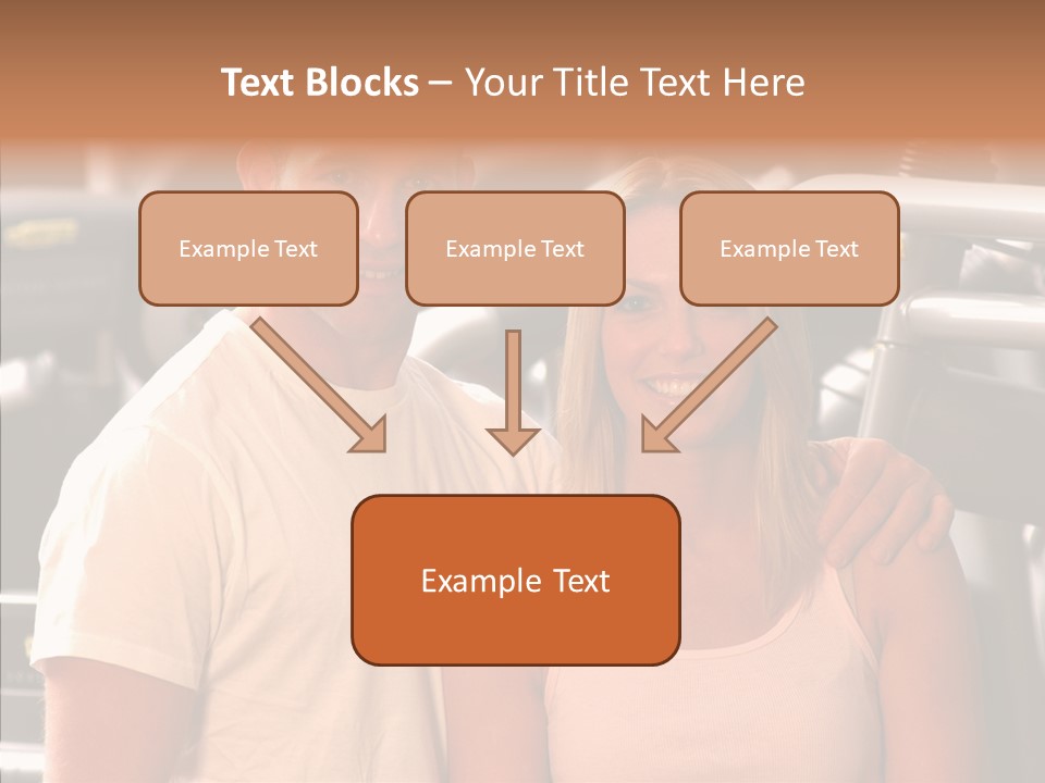 Couple Instructor Beautiful PowerPoint Template