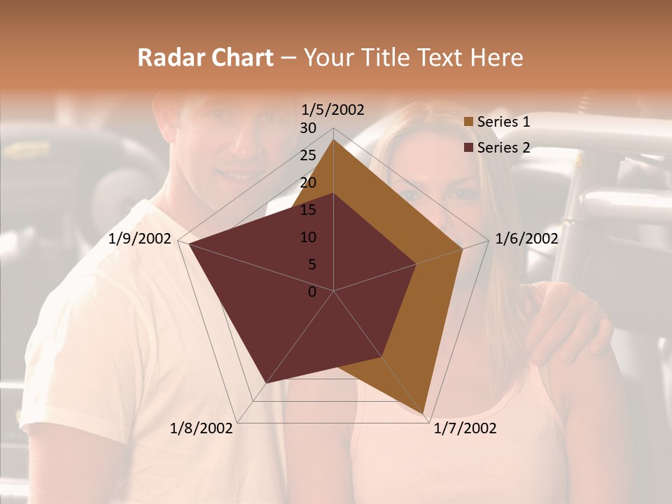 Couple Instructor Beautiful PowerPoint Template