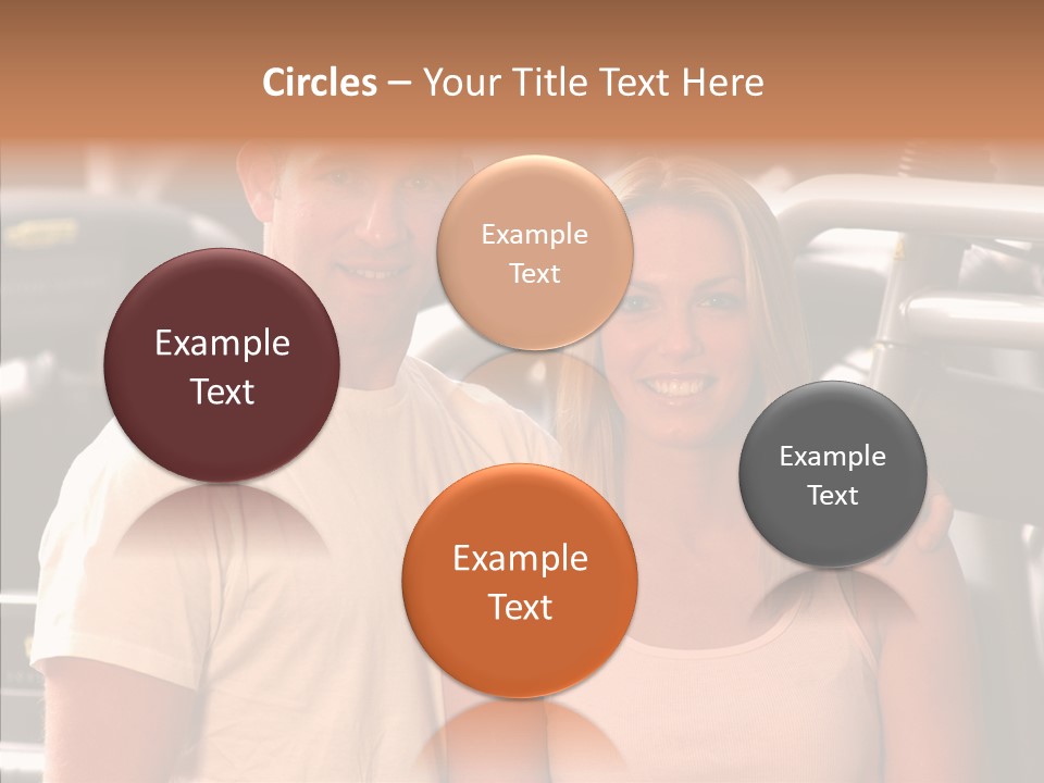 Couple Instructor Beautiful PowerPoint Template