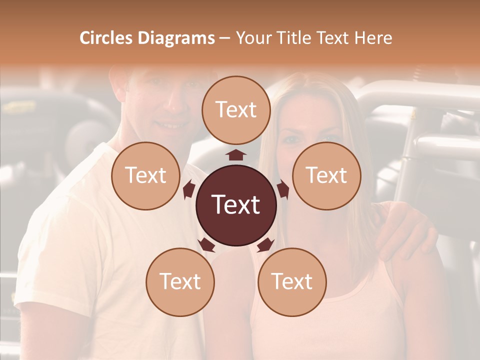 Couple Instructor Beautiful PowerPoint Template