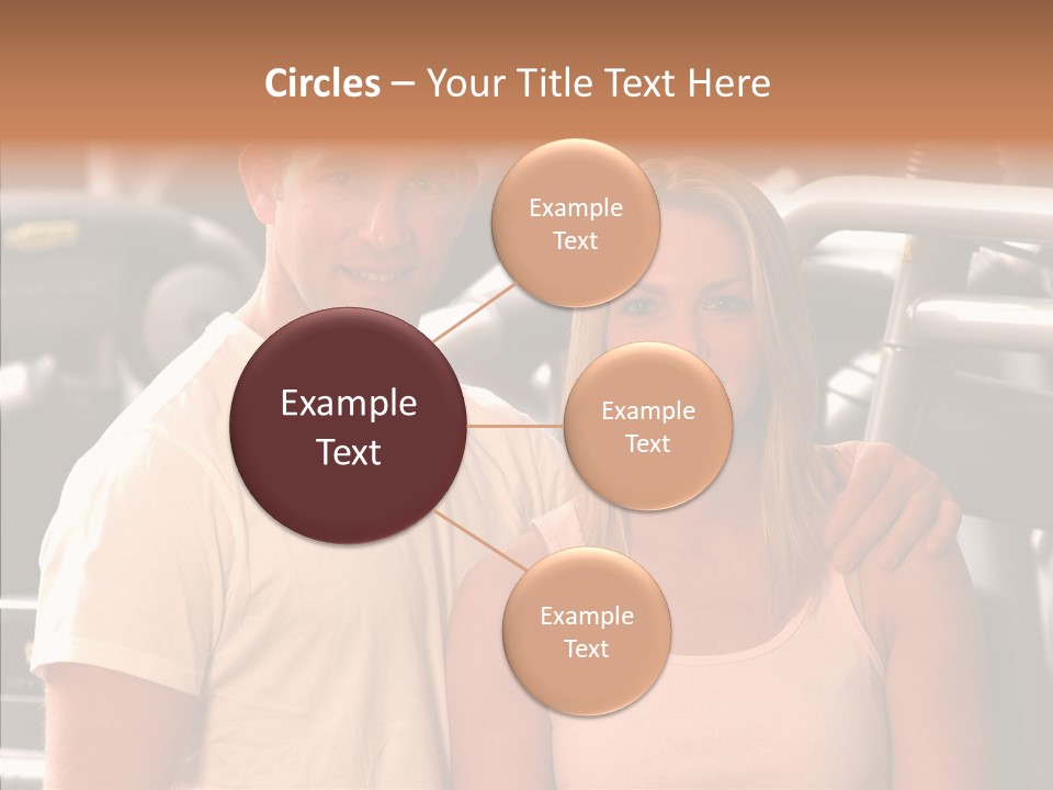 Couple Instructor Beautiful PowerPoint Template