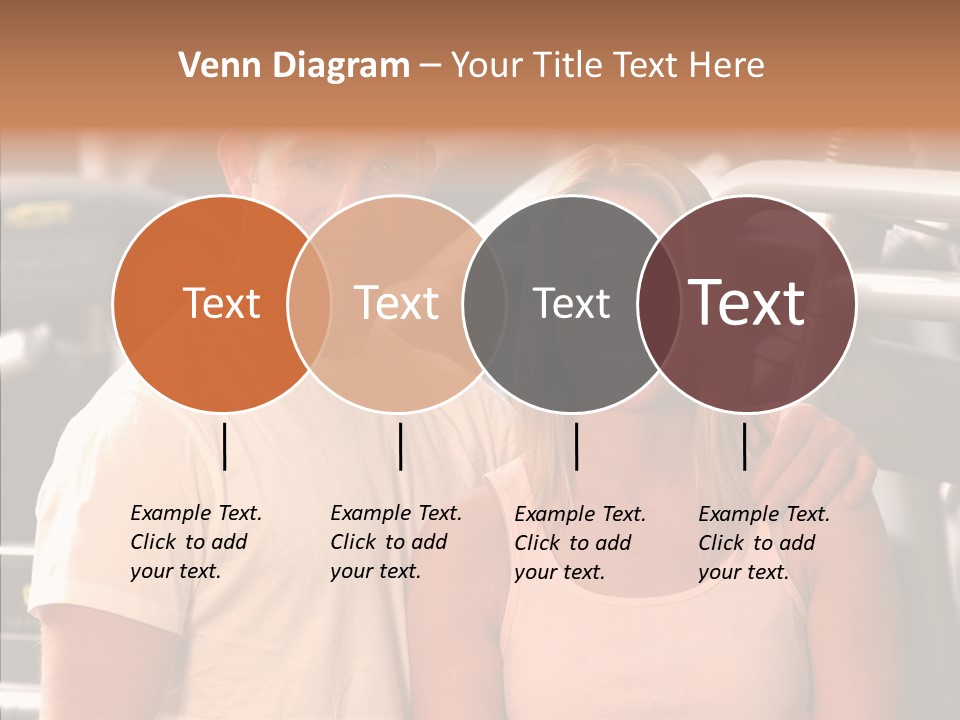 Couple Instructor Beautiful PowerPoint Template