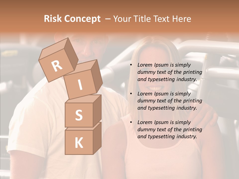 Couple Instructor Beautiful PowerPoint Template